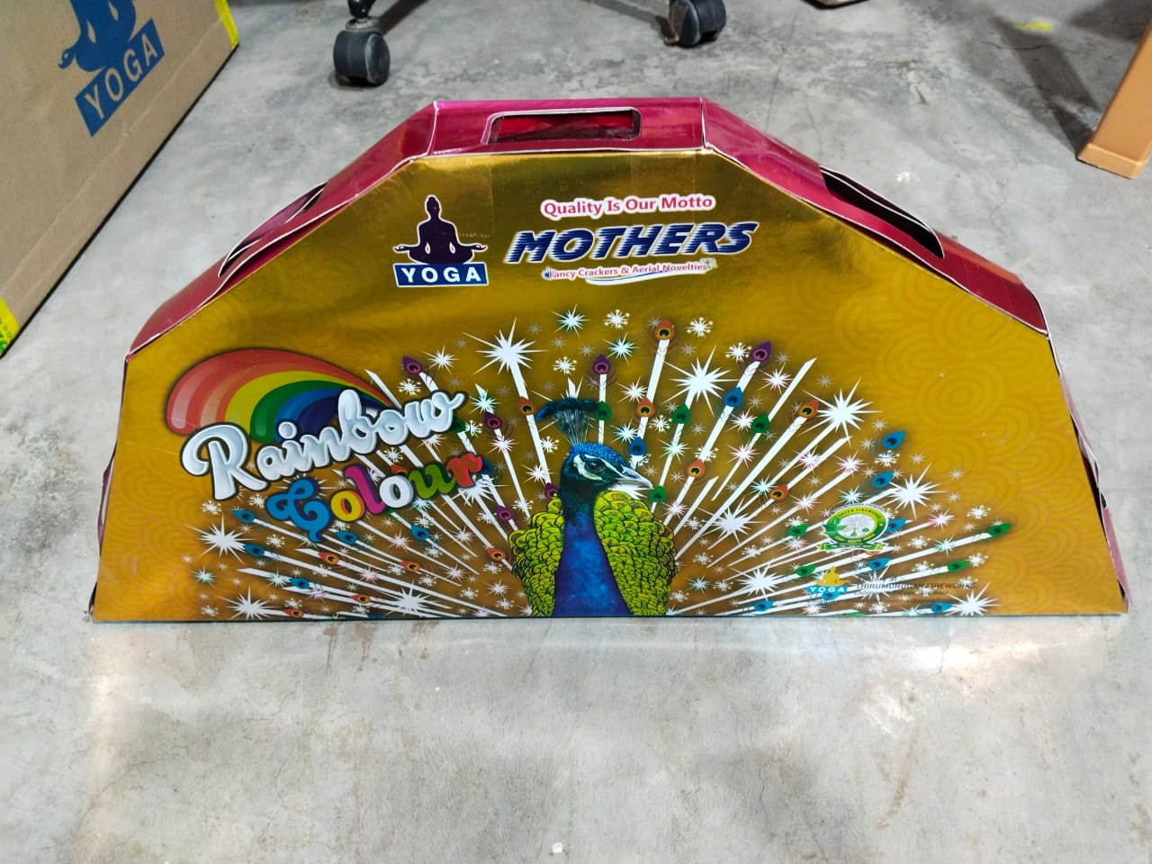 Krish Crackers RAINBOW Badaa Colourful Peacock
